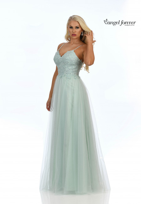 Angel Forever Mint Tulle Ballgown